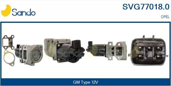 SANDO SVG77018.0 EGR valve 5 851 076
