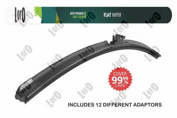 103-07-450 ABAKUS Windscreen wipers LAND ROVER 450 mm Front, Flat wiper blade
