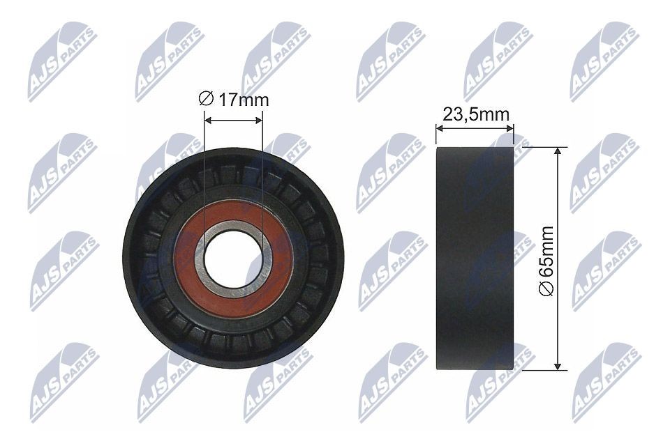 RNK-AR-008 NTY Tensioner pulley OPEL with fastening material
