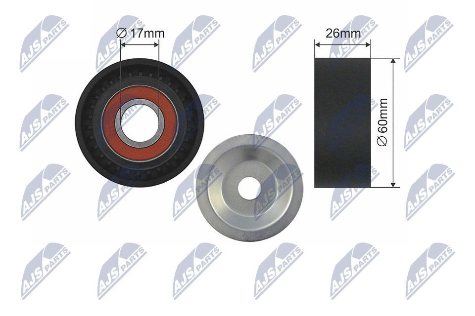 NTY Tensioner pulley RNK-BM-002A BMW 1 Series 2021