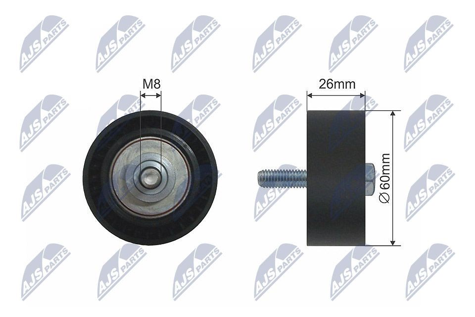 NTY RNK-CT-007 Tensioner pulley 96 289 902