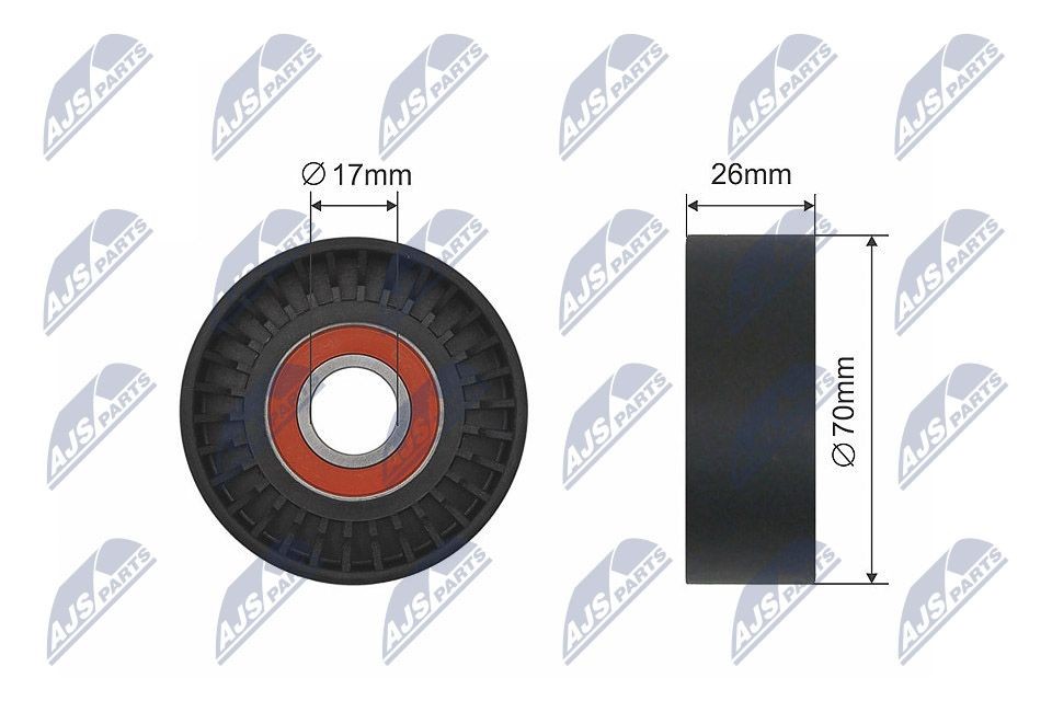 NTY RNK-FR-008 Tensioner pulley FORD experience and price