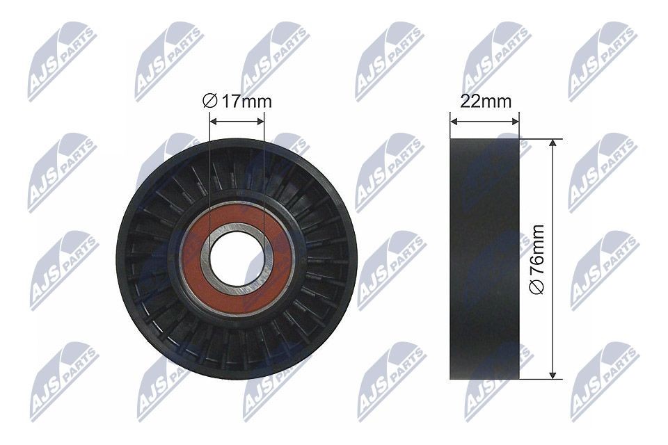 NTY RNK-ME-007B Tensioner pulley A 668 200 05 70