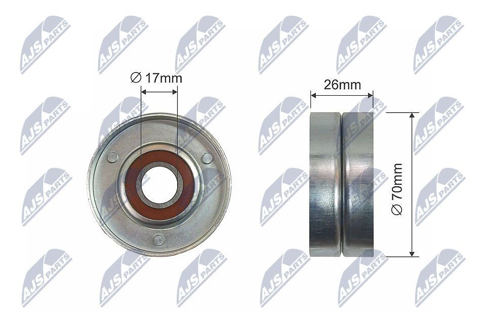 NTY RNK-NS-015 Tensioner pulley OPEL experience and price