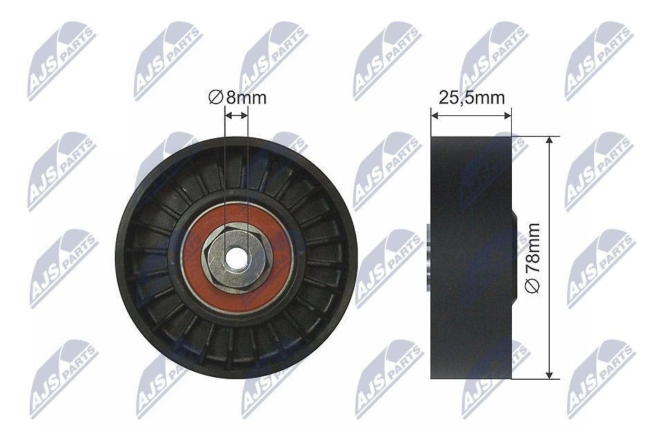 NTY Deflection pulley Golf 4 Cabrio new RNK-VW-004