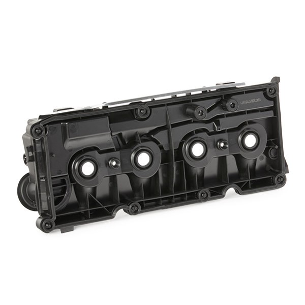 RIDEX 977C0044 Rocker cover with cylinder head cover gasket set, with bolts/screws, with cap, with breather valve