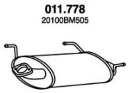 PEDOL 011.778 Rear silencer NISSAN experience and price