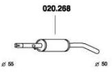 PEDOL 020.268 Middle silencer CHEVROLET experience and price