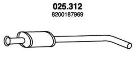 Great value for money - PEDOL Middle silencer 025.312