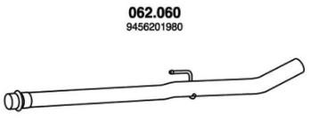 PEDOL 062.060 Exhaust Pipe 1717R2