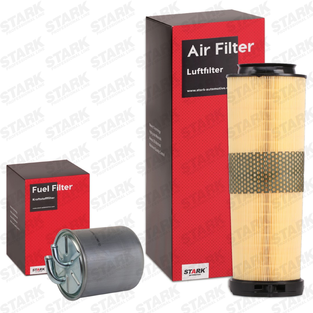 Service kit, oil filter STARK with air filter, without oil drain plug, In-Line Filter, two-piece - SKFS-188114595