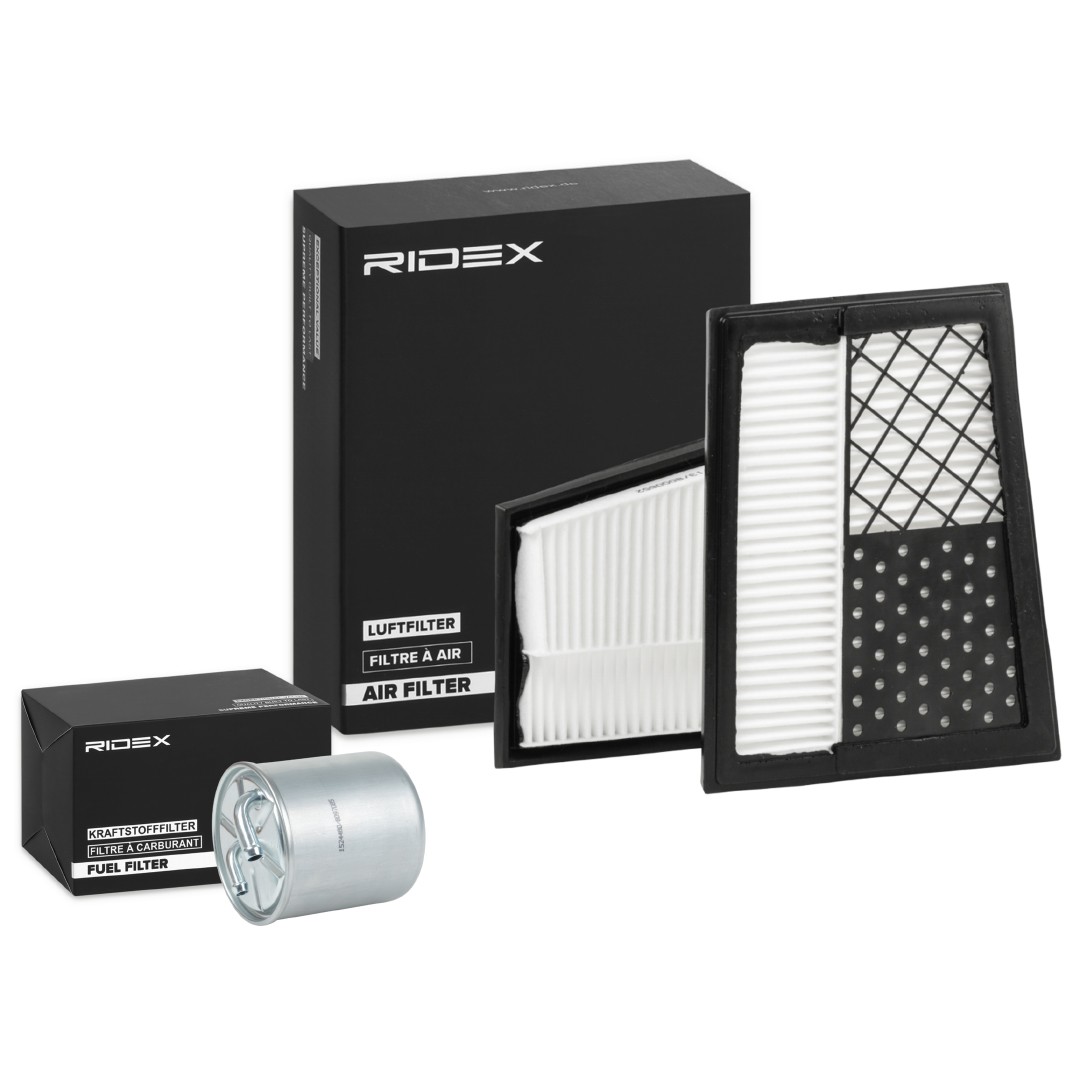 RIDEX 4055F34619 Service kit & filter set Mercedes W203
