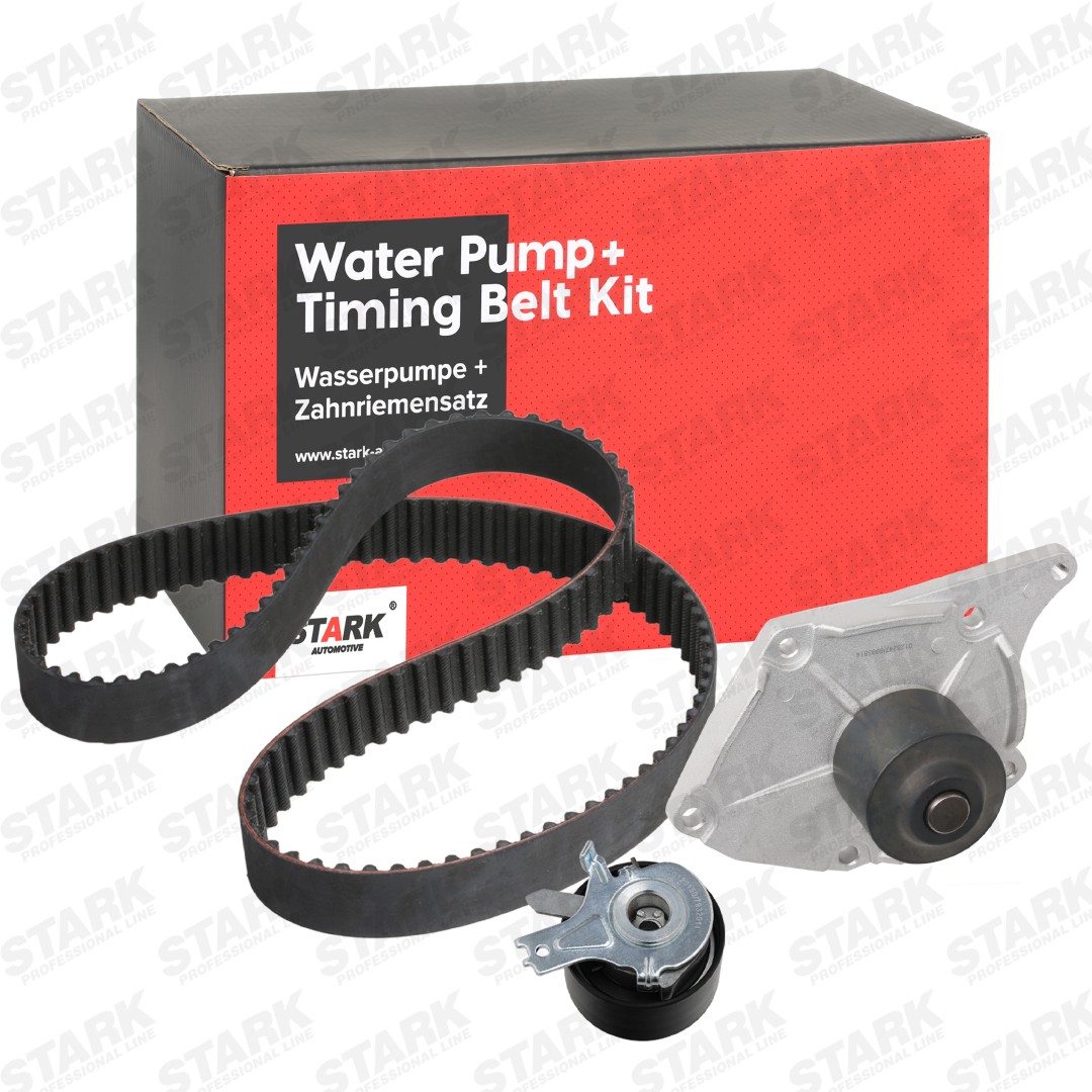 STARK SKWPT-0750396 Water pump and timing belt kit without screw set, Number of Teeth: 123, Width: 27 mm