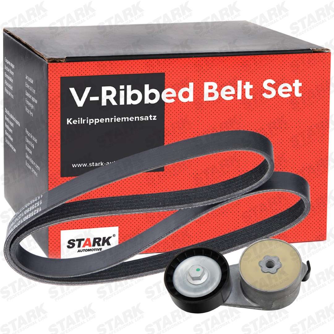STARK SKRBS-1200750 V-Ribbed Belt Set Check alternator freewheel clutch & replace if necessary