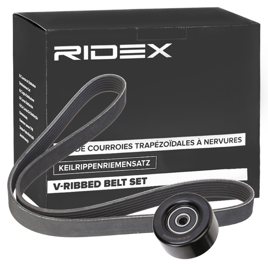 RIDEX 542R0782 V-Ribbed Belt Set
