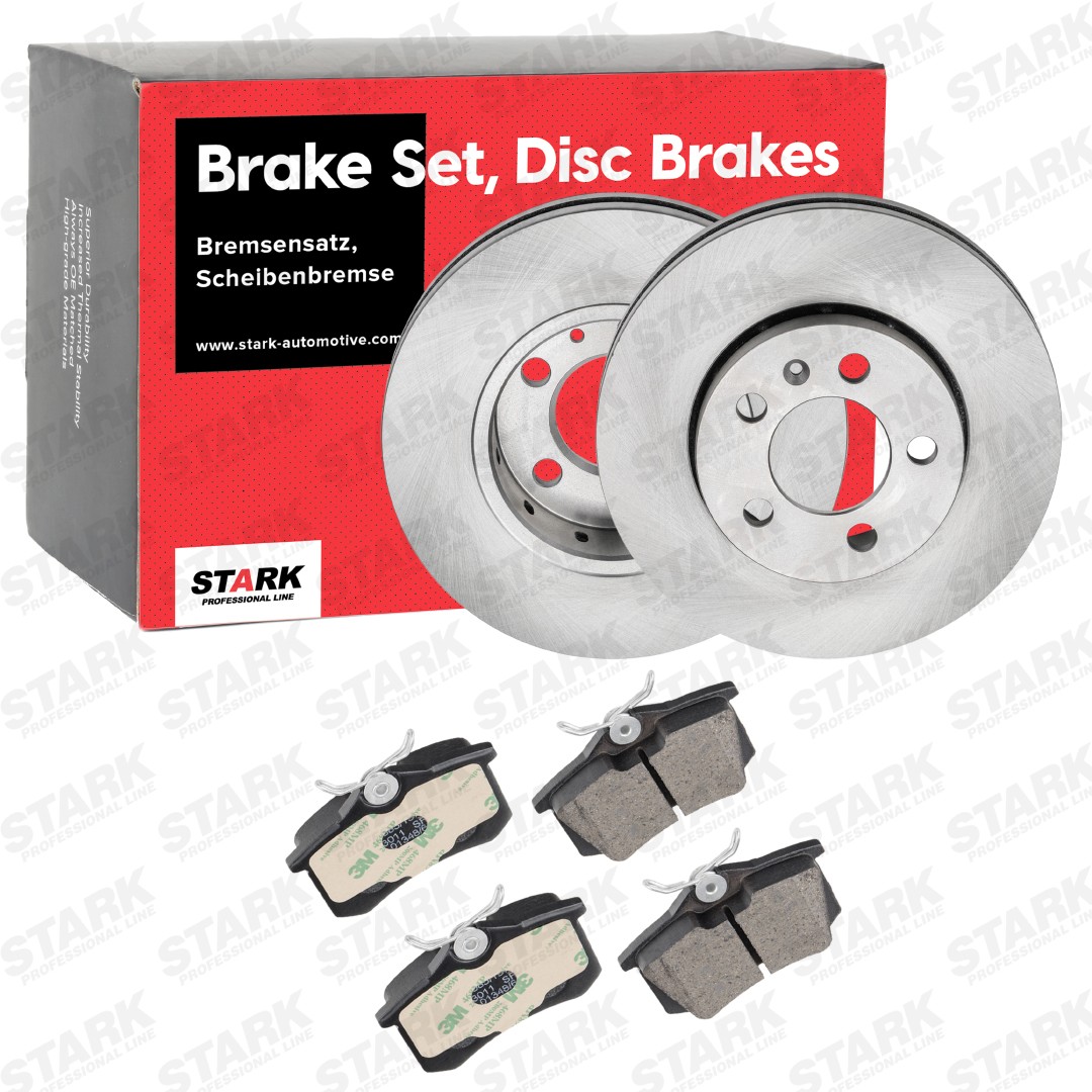 STARK SKBK10990859 Brake discs and pads set Skoda Roomster Praktik 1.4 TDI 70 hp Diesel 2010 price