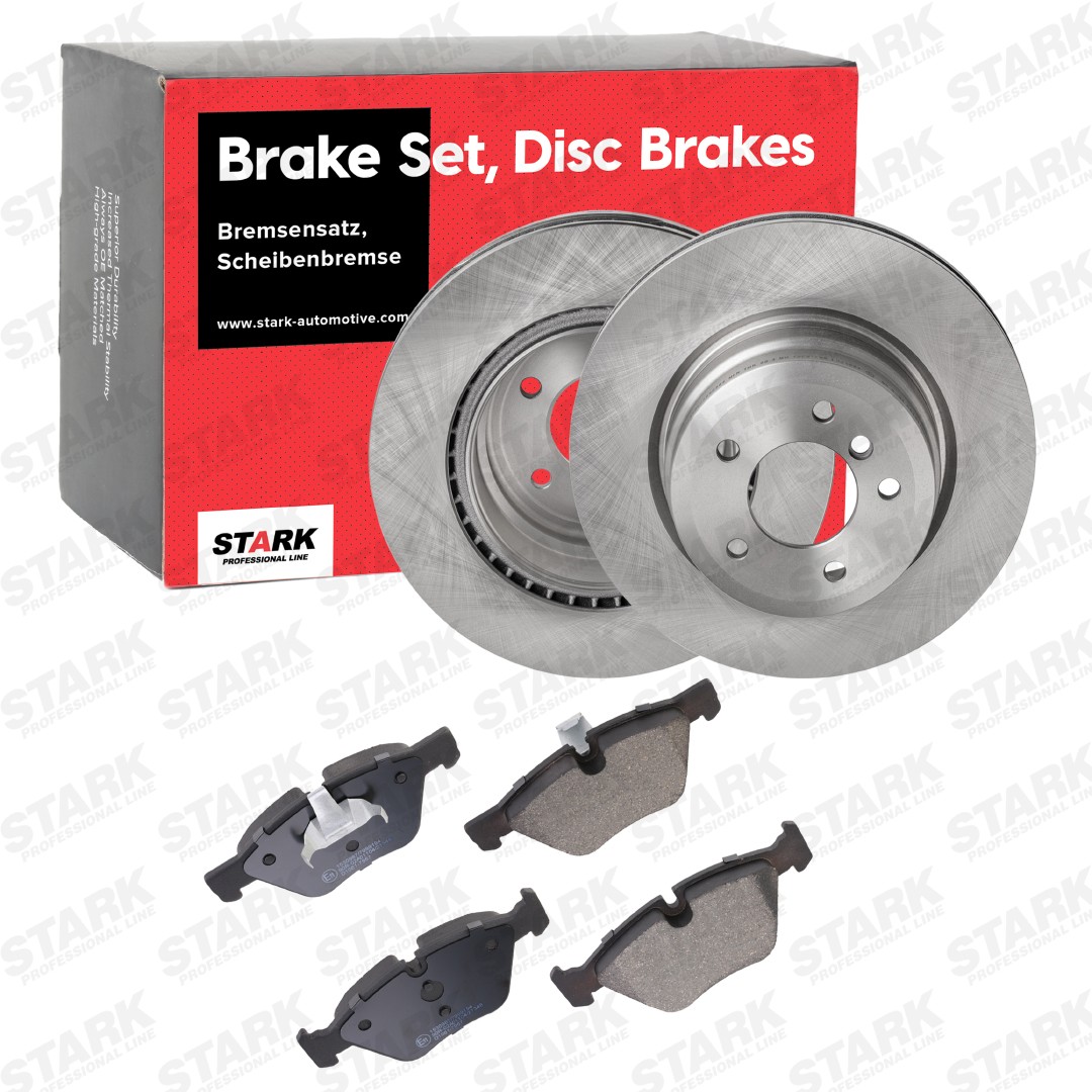 STARK internally vented, prepared for wear indicator Ø: , 336, 336,0mm, Brake Disc Thickness: 22mm Brake discs and pads SKBK-10990867 buy