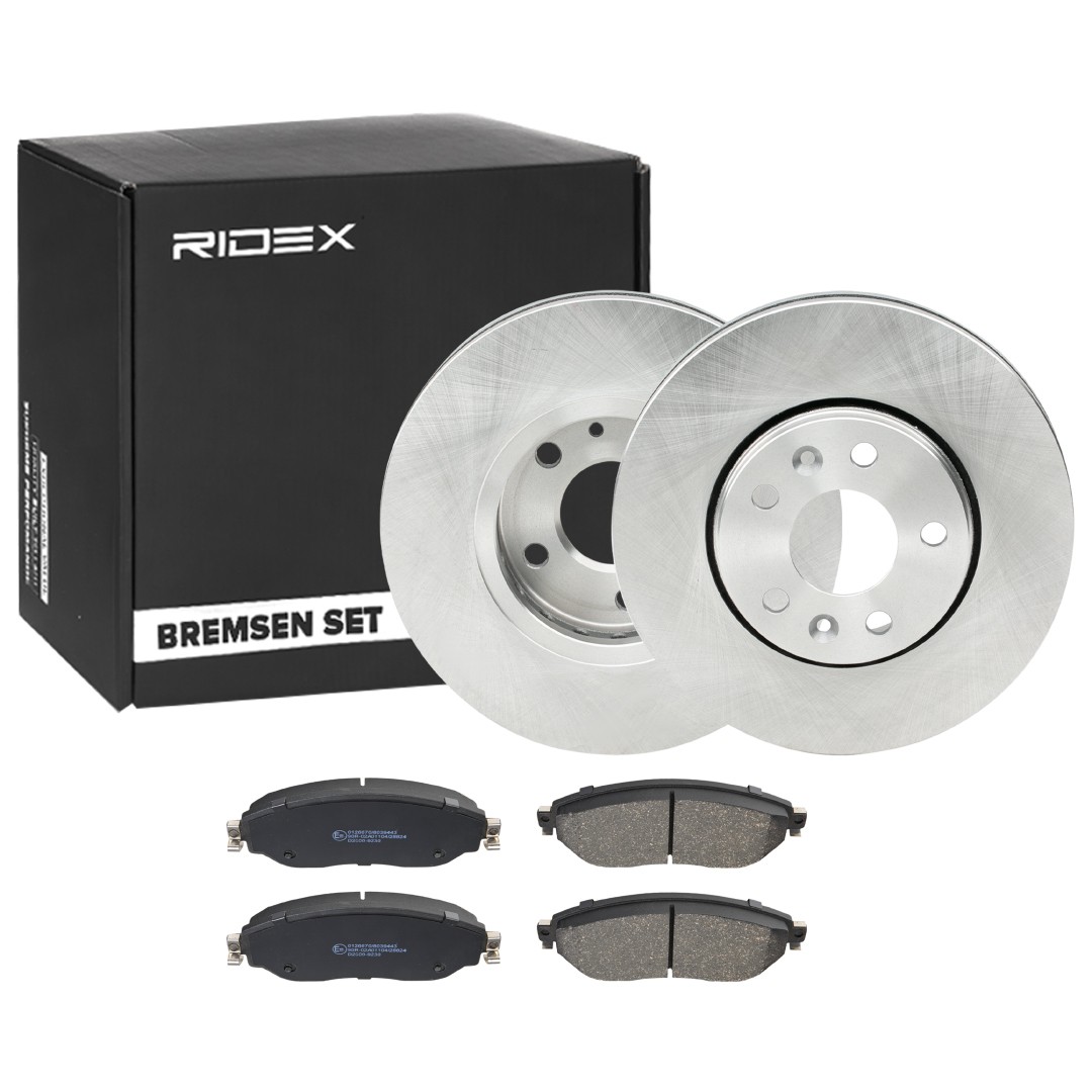 Great value for money - RIDEX Brake discs and pads set 3405B0880