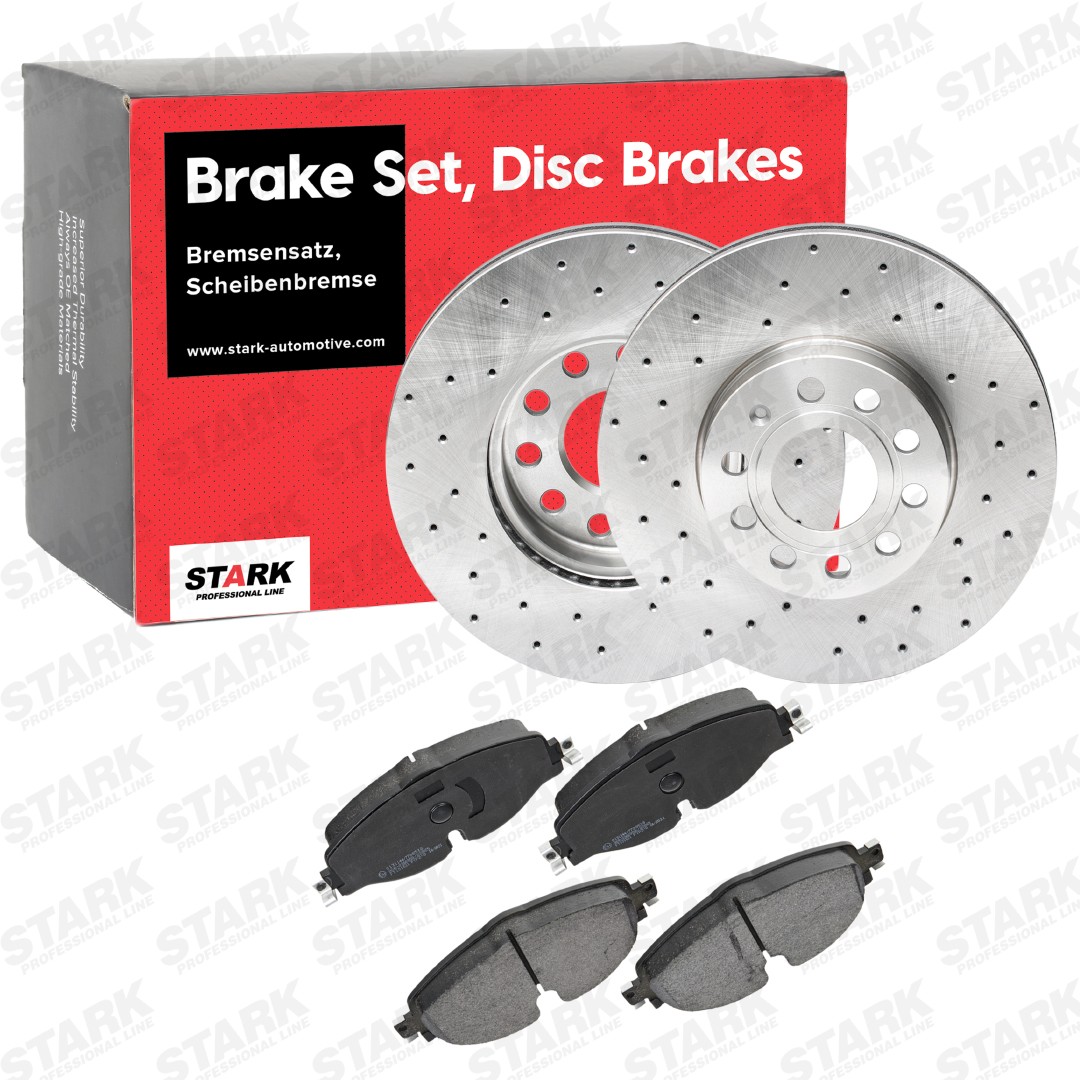 STARK SKBK10990881 Brake discs and pads set VW Caddy Alltrack Kombi 2.0 TDI 150 hp Diesel 2024 price