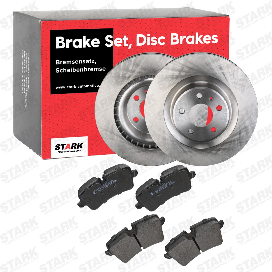 Porsche Brake discs and pads set STARK SKBK-10990943 at a good price