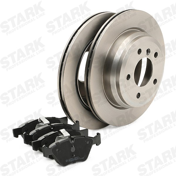 STARK SKBK-10990960 Brake set internally vented, prepared for wear indicator
