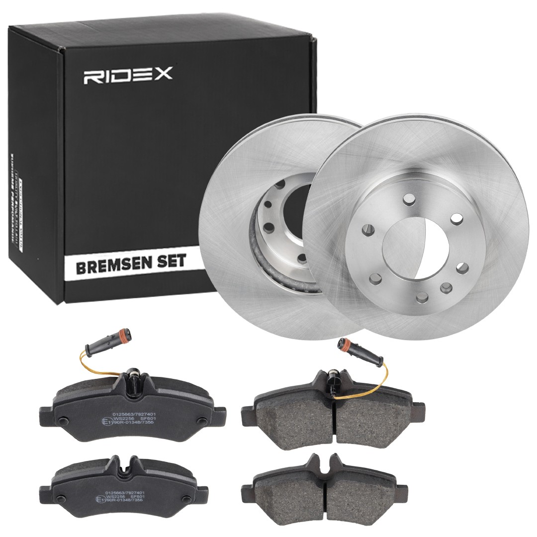 RIDEX 3405B0992 Brake disc A 906 421 00 12