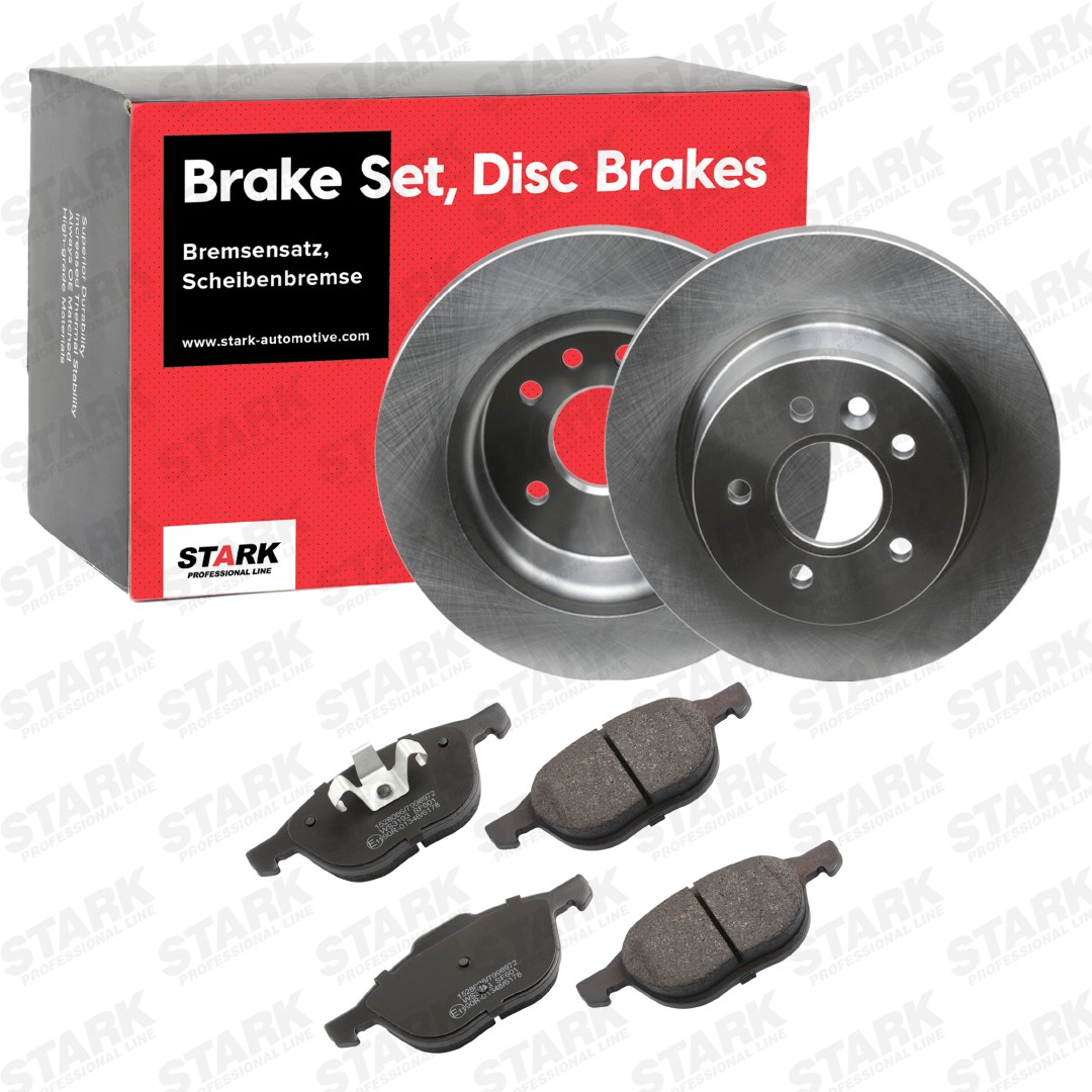 STARK SKBK10991002 Brake discs and pads FORD Focus Mk2 Box Body / Estate 2.0 TDCi 136 hp Diesel 2011 price