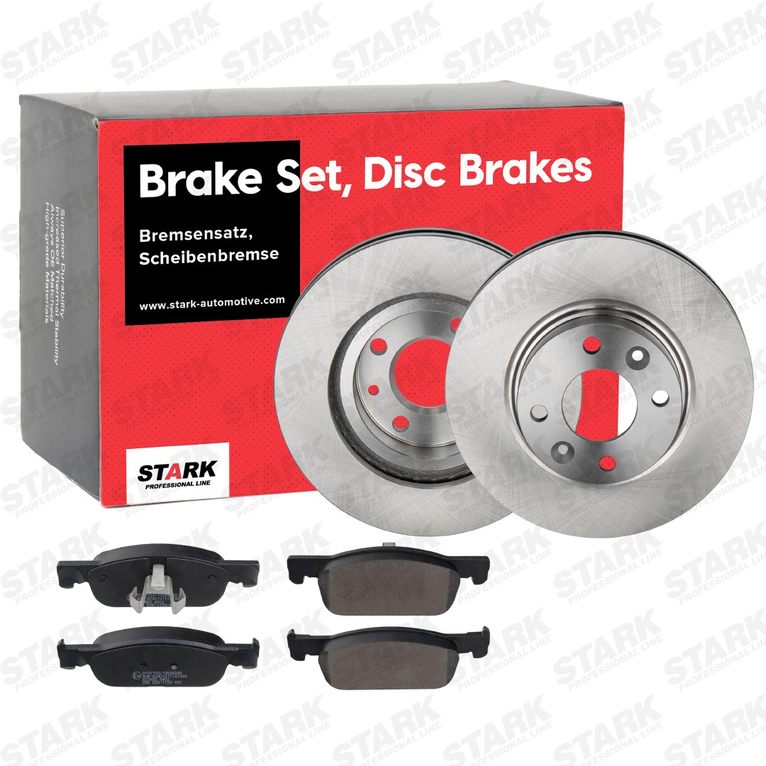 Brake discs and pads set SKBK-10991004 Dacia Logan MCV 2 1.0 SCe 75 73hp 54kW MY 2019