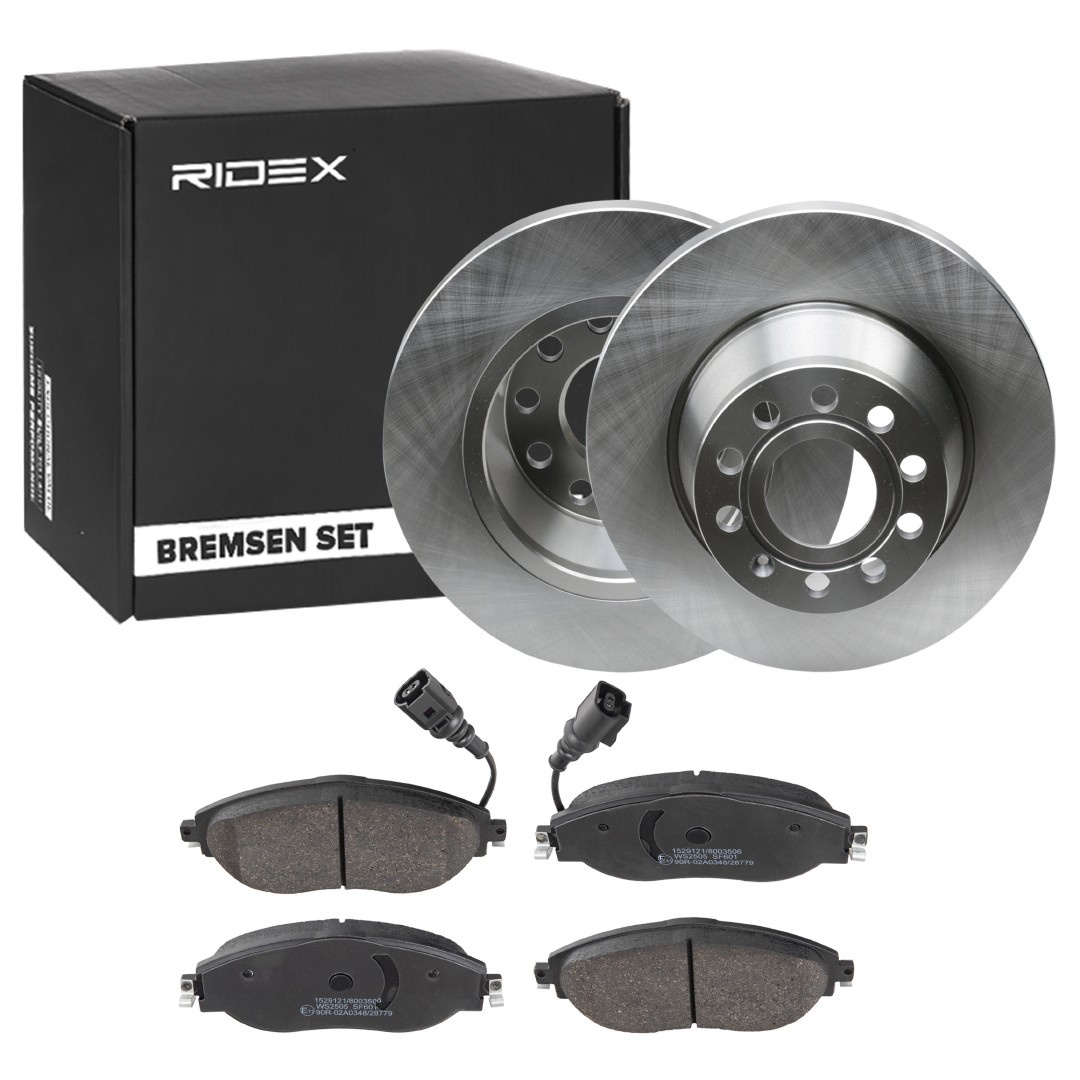 RIDEX 3405B1089 Brake kit Passat 365