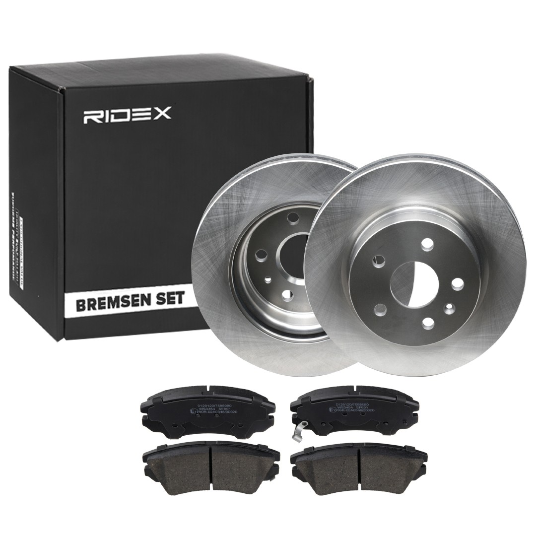RIDEX 3405B1096 Brake discs and pads set Opel Insignia A Sports Tourer 2.0 CDTI 140 hp Diesel 2014 price