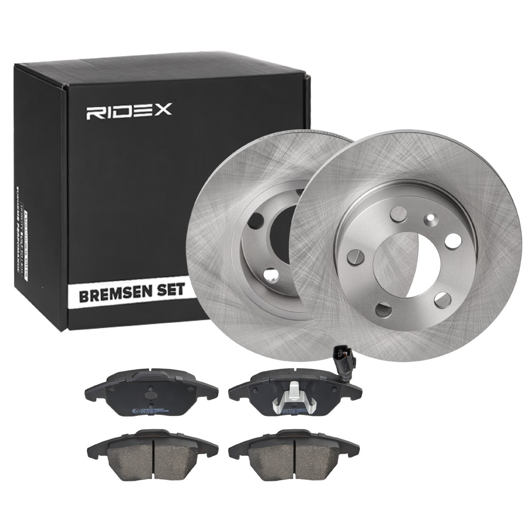 RIDEX 3405B1149 Brake disc 2Q0 615 601 H