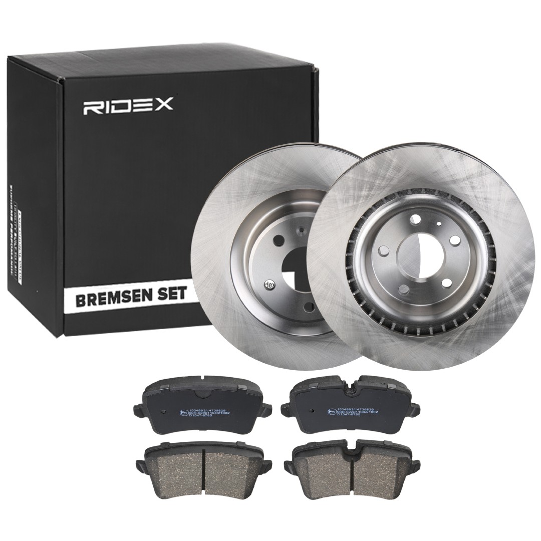 RIDEX 3405B1205 PORSCHE Discs and pads