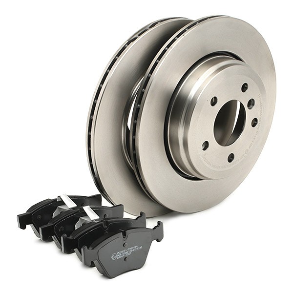 RIDEX Brake disc and pads set 3405B1246 for BMW 5 Series