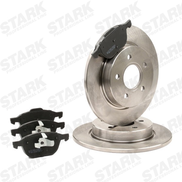 STARK SKBK-10991398 Brake set solid, excl. wear warning contact