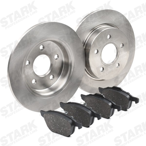 SKBK-10991398 Brake pads and discs SKBK-10991398 STARK solid, excl. wear warning contact