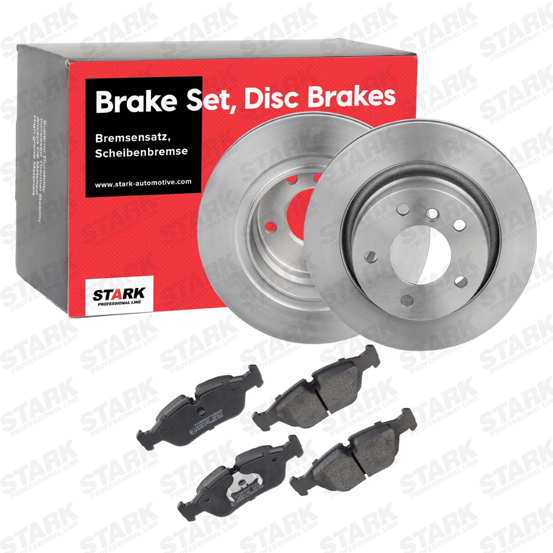 STARK SKBK10991416 Discs and pads BMW 3 Compact (E46) 320 td 150 hp Diesel 2002