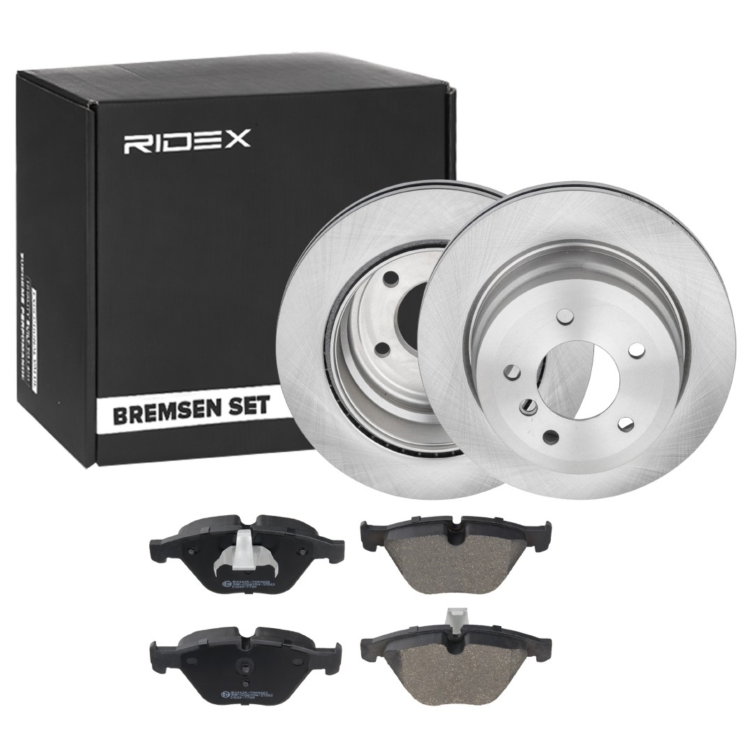 RIDEX 3405B1428 Brake discs and pads BMW X1 E84 sDrive20d 2.0 163 hp Diesel 2013 price