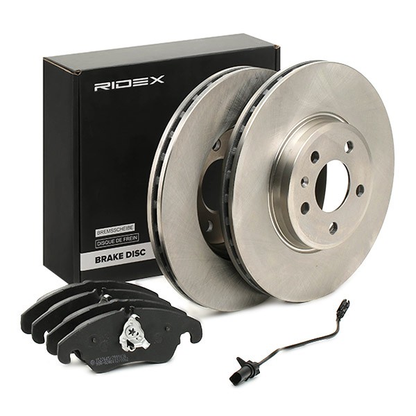 RIDEX 3405B1433 Brake discs and pads set Audi A4 B8 Avant 3.0 TDI 204 hp Diesel 2015 price