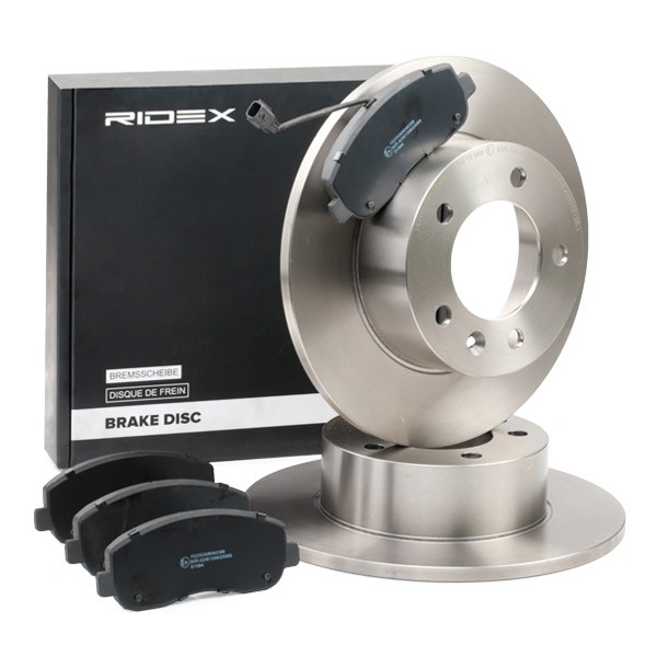 RIDEX 3405B1472 Brake kit RENAULT MASTER 1998 in original quality