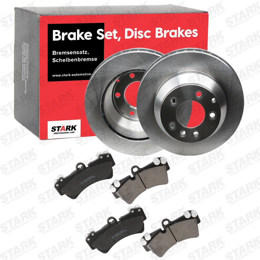 Porsche Brake discs and pads set STARK SKBK-10991479 at a good price