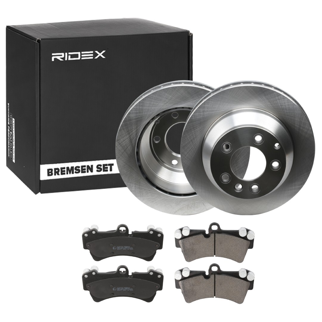 RIDEX 3405B1481 PORSCHE Brake pads and discs