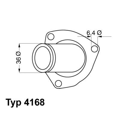 Great value for money - WAHLER Engine thermostat 4168.92D