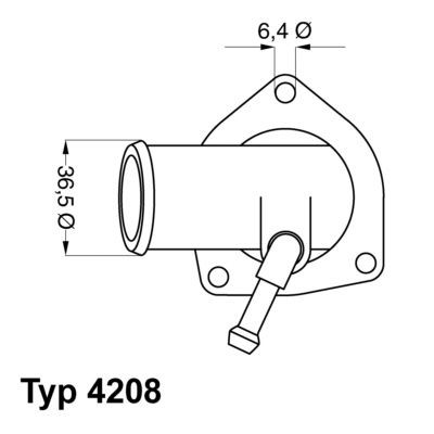 Great value for money - WAHLER Engine thermostat 4208.92D