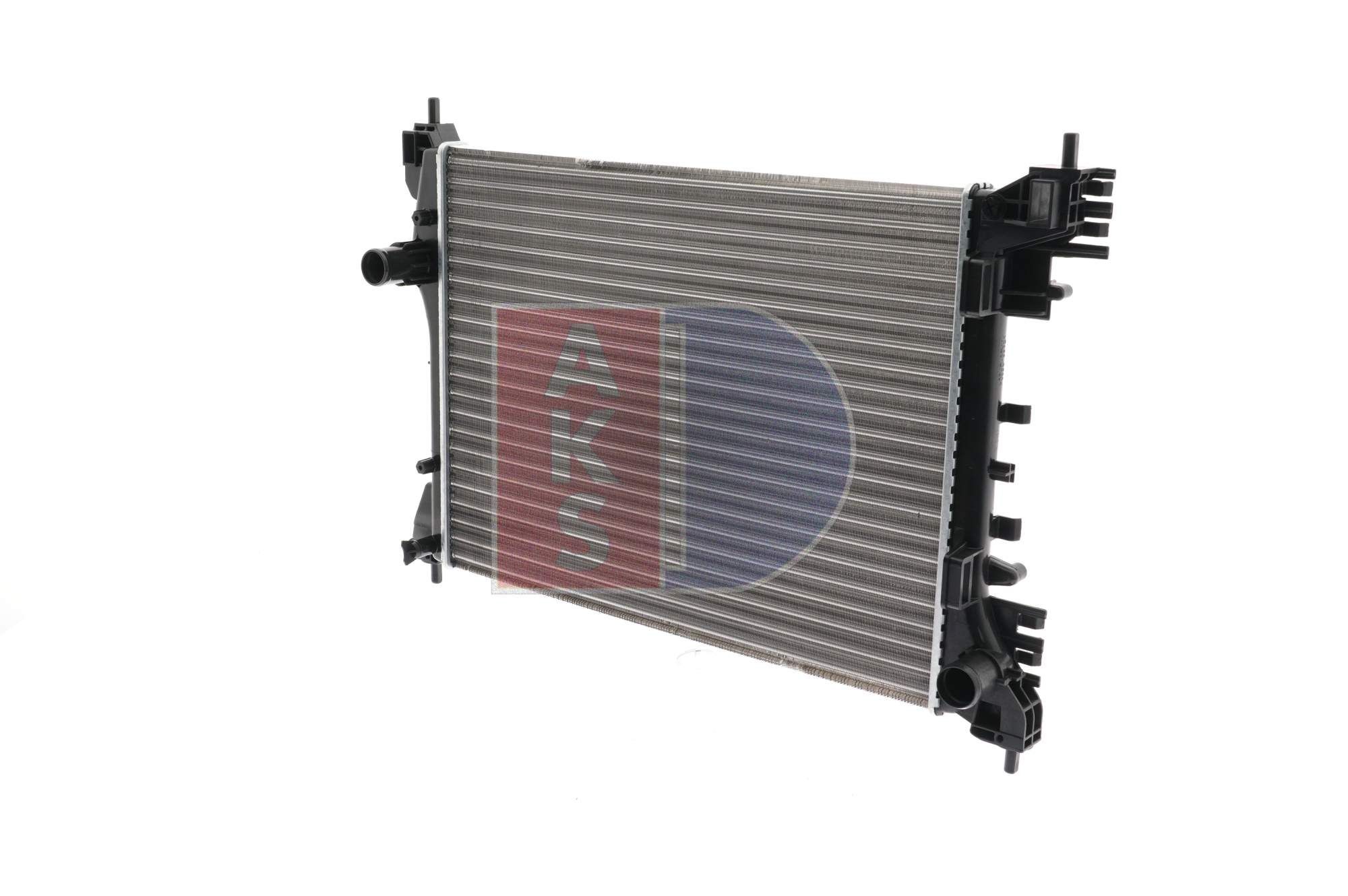 010001N Radiator 010001N AKS DASIS for vehicles with/without air conditioning, 580 x 415 x 34 mm, Manual Transmission, Mechanically jointed cooling fins