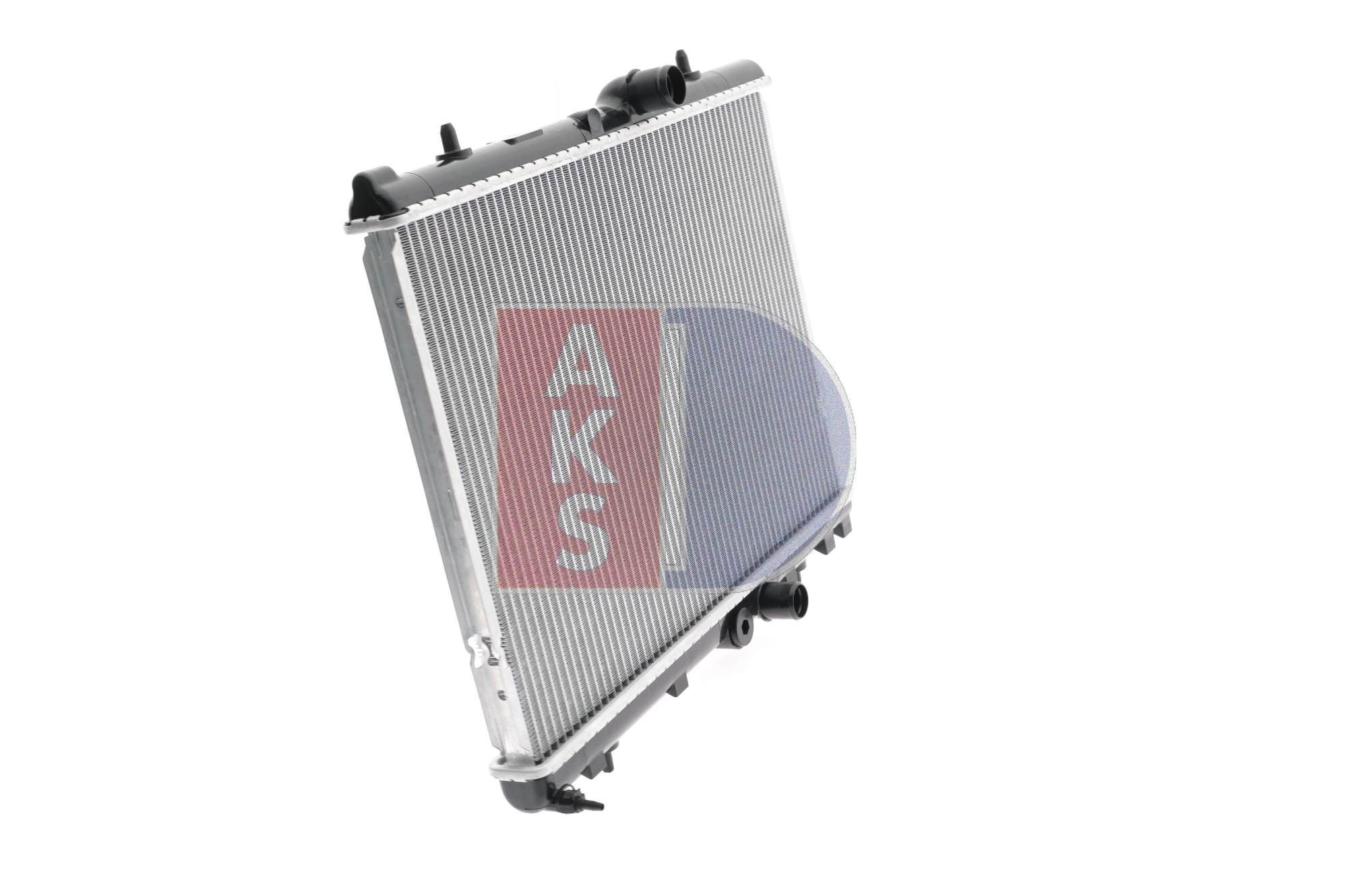060046N Radiator 060046N AKS DASIS for vehicles with/without air conditioning, 380 x 560 x 18 mm, Manual Transmission, Brazed cooling fins