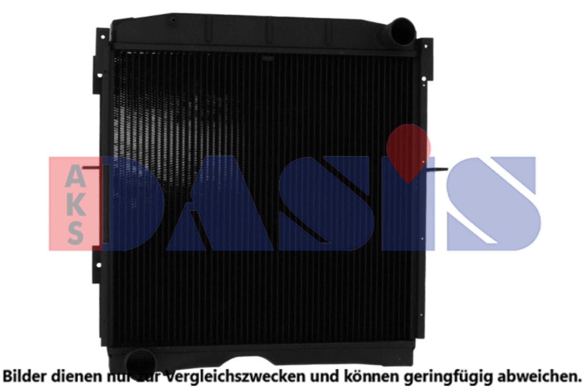 AKS DASIS Copper, 565 x 525 x 27 mm, Brazed cooling fins Radiator 070031N buy