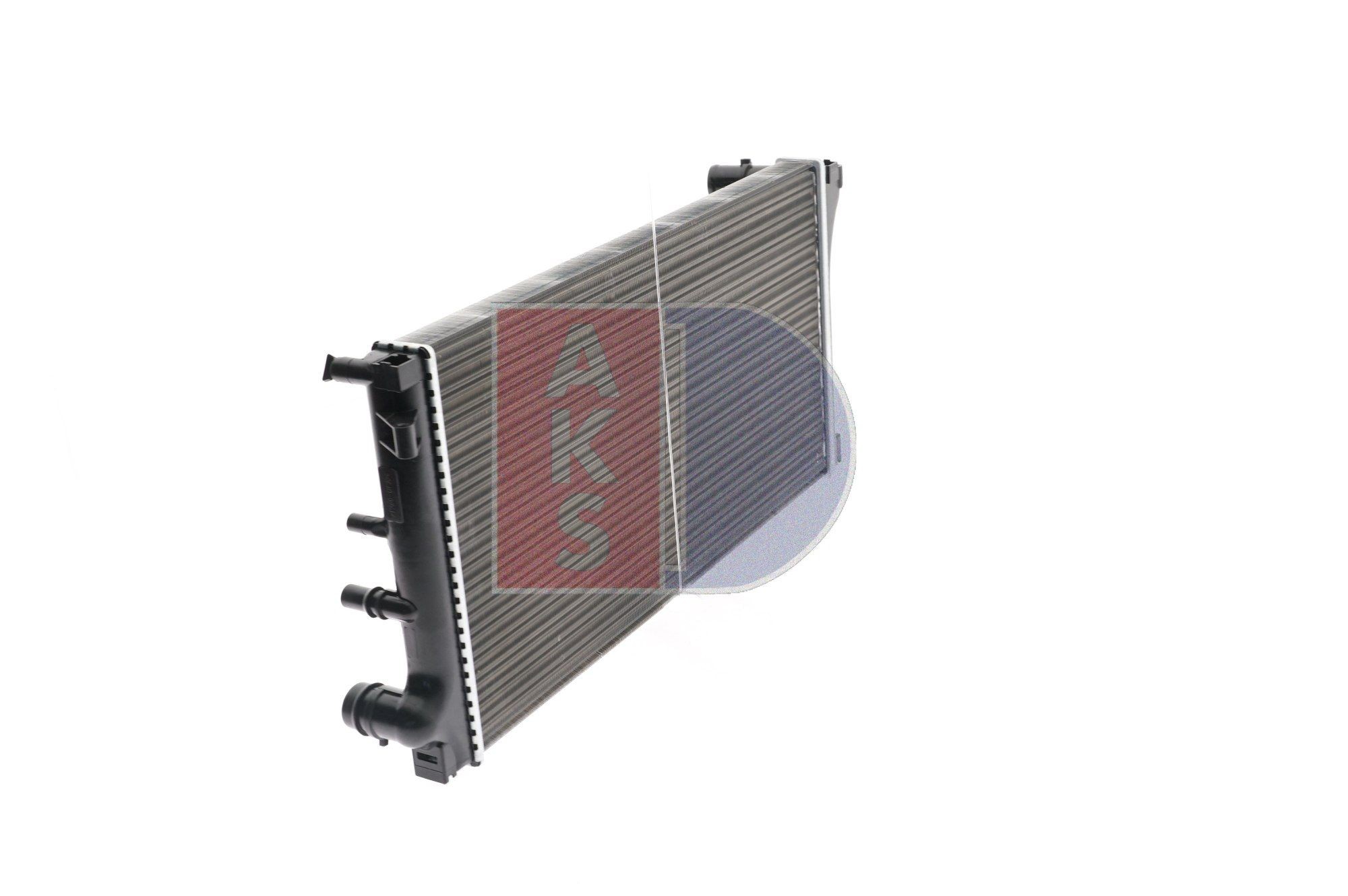 AKS DASIS 080074N Engine radiator 578 x 323 x 34 mm, Mechanically jointed cooling fins