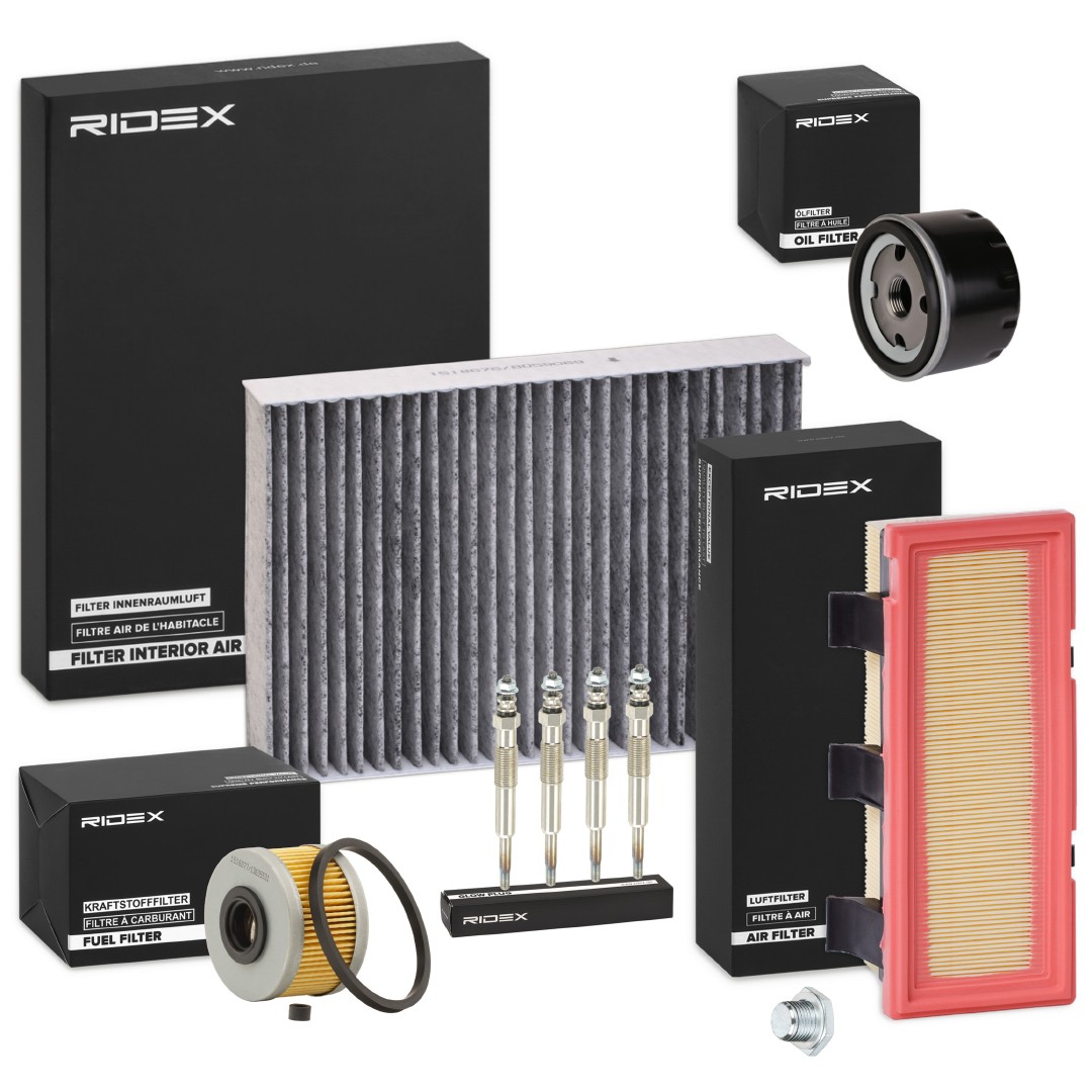 Original 4682P23012 RIDEX Service kit & filter set RENAULT