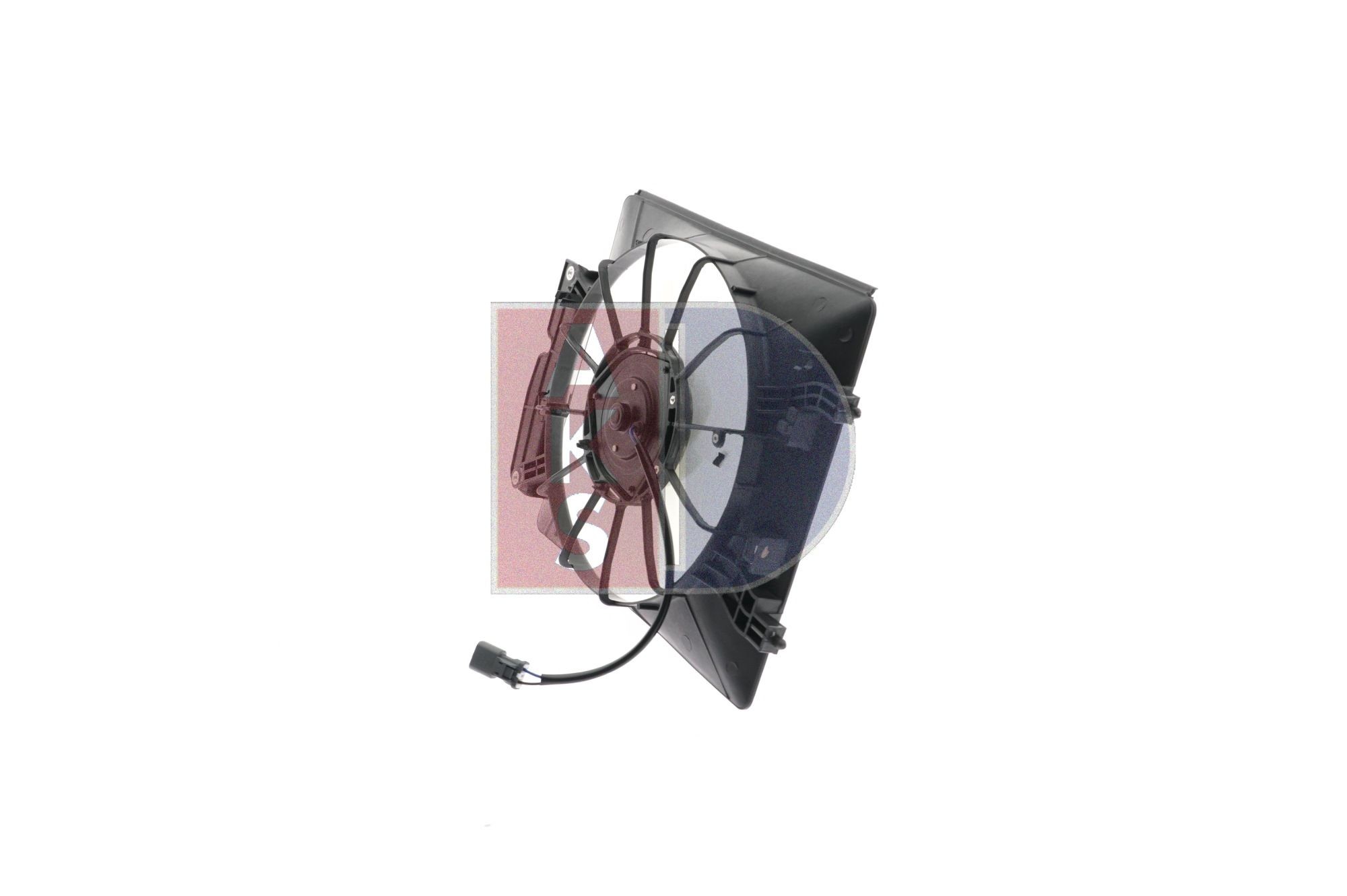108051N Fan, radiator 108051N AKS DASIS 12V, with radiator fan shroud