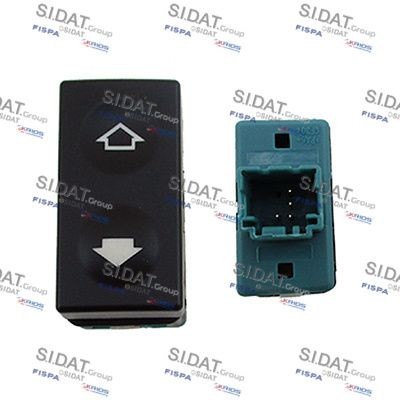 SIDAT Passenger Side, Driver side Number of pins: 4-pin connector Switch, window regulator 5.145013A2 buy